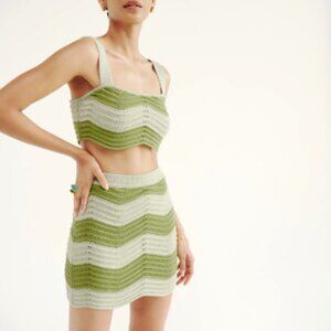 Yara Novelty Open Knit Two Piece